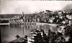 CPA Menton Vue Generale 