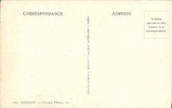 CPA Menton Chemin Fleuri