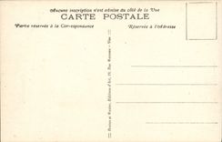 POSTAL de la VENDIMIA Menton el jardín público y las montañas Sainte de Inés