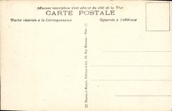 De la VENDIMIA de la POSTAL italiano de la frontera Menton