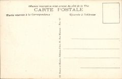 POSTAL Menton Annonciate de la VENDIMIA