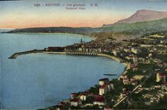 CPA Menton Vue Generale 