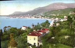 CPA Menton Vue generale