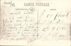 CPA Menton Vue Prise De La Frontiere