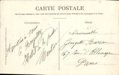 CPA Menton Allee Des Palmiers