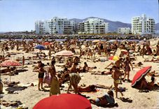 POSTAL MODERNA residencias de Napoule del puerto