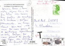 CPM La Napoule Le Chateau a la Tombee de la Nuit