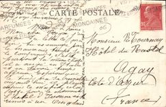 MODERN CARD Nice the Lesage Staircase and the Swiss Hotel