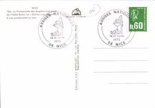 MODERN CARD Nice the Walk Of the English Ruhl Hotel Gallus Boat