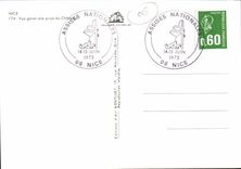 POSTAL MODERNA Niza visión Rete tomado del castillo