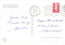 MODERN CARD Nice the Port and the Bay Of the Angels the Night