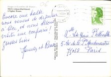 POSTAL MODERNA Niza la iglesia rusa