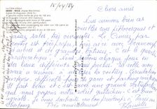 POSTAL MODERNA Niza St Agustín de la iglesia