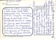 CPM Nice L'Entree du Port et le Mont Boron