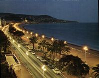 MODERN CARD Nice Dimensions Azure French Riviera the walk of the English