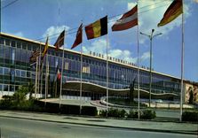 POSTAL MODERNA Niza centro y festivales de exposición