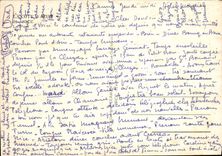 POSTAL MODERNA Niza el puerto dimensiona azul