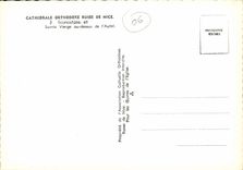 CPM Cathedrale Orthodoxe Russe De Nice Sainte vierge au dessus de l'autel