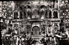 Feria de la POSTAL de la VENDIMIA Niza de la cubierta santa la catedral ortodoxa rusa del Viernes Santo de Niza