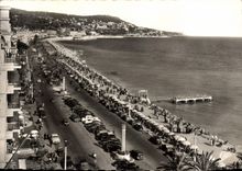 CPA Nice La Promenade Des Anglais