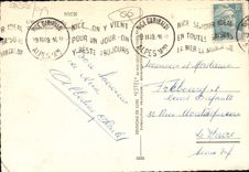 CPA Nice L'Entree Port et du Chateau