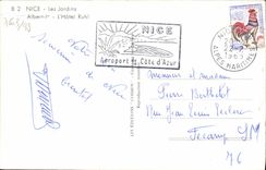 CPM Nice Les Jardins Albert 1er L'Hotel Ruhl