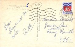 VINTAGE POSTCARD Nice Carnival