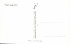 VINTAGE POSTCARD Carnival Of Nice the Queen of the Headstocks