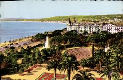 CPA Nice Le Theatre de Verdure et la Baie des Anges