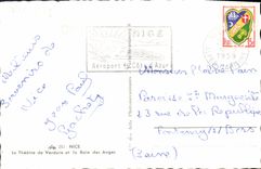 CPA Nice Le Theatre de Verdure et la Baie des Anges