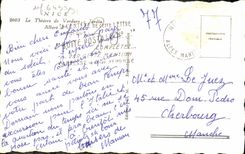 VINTAGE POSTCARD Nice the Open-air theater Garden Albert 1st