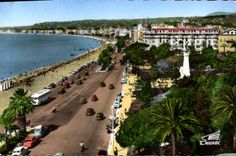 CPA Nice Le Jardin Albert 1er et la promenade des anglais 