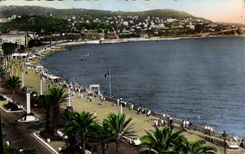 CPA Nice La Promenade des Anglais et le Mont Boron
