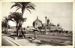 VINTAGE POSTCARD Nice Casino of the pier walk