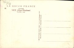 VINTAGE POSTCARD Nice Old Street