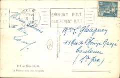 CPA Nice La Promenade Des Anglais