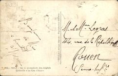 CPA Nice Sur La Promenade Des Anglais