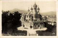 CPA Nice L'Eglise Russe Russie Russia