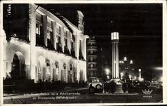VINTAGE POSTCARD Nice Palate Of the Mediterranean and Promenade
