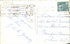 VINTAGE POSTCARD Nice the Castle the Boron Mount