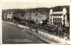 CPA Nice Promenade des Anglais Vue prise de la jetee promenade