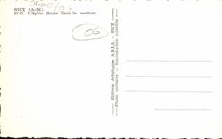 POSTAL de la VENDIMIA Niza la iglesia rusa en el verdor Rusia Rusia