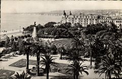 VINTAGE POSTCARD Nice Gardens Albert 1st Open-air theater