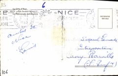 CPA Nice Jardins Albert 1er La promenade des anglais 