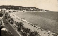 CPA Nice Vue Generale Sur la Promenade des Anglais