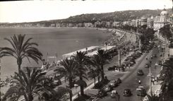 VINTAGE POSTCARD Nice Walk Of the English and bay of the angels