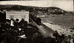 VINTAGE POSTCARD Nice the Quay of the United States and the Boron Mount