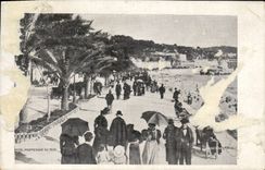 VINTAGE POSTCARD Nice Promenande of the South