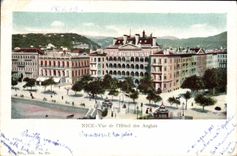 VINTAGE POSTCARD Nice Seen Of the Hotel of the English