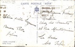 VINTAGE POSTCARD Nice Bleated Nissa Enfant